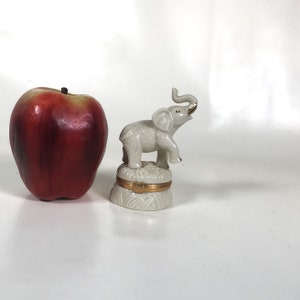 Lenox Porcelain Elephant Trinket Box