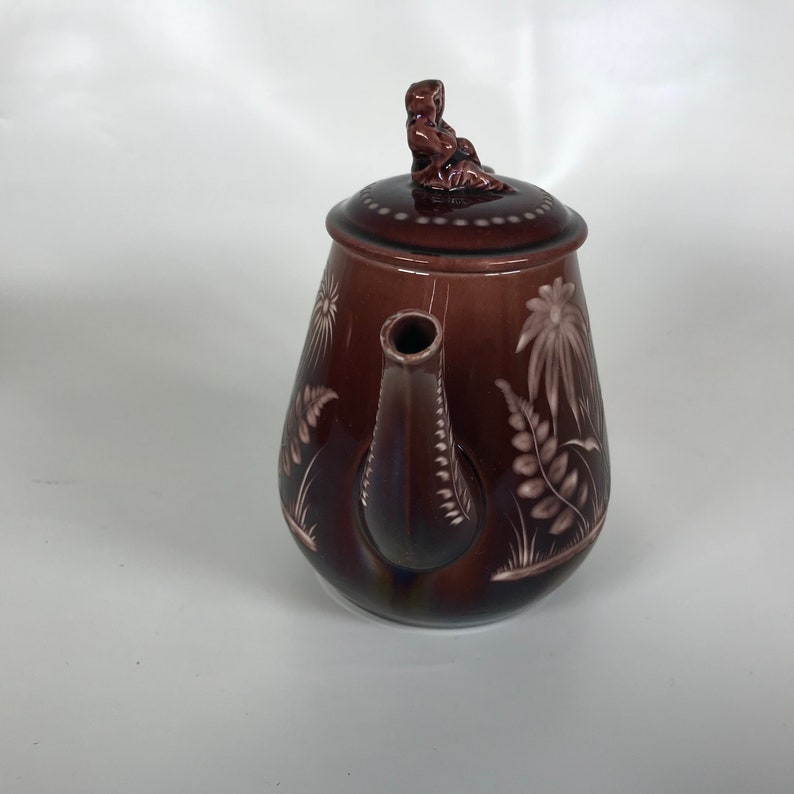 19th C. Wedgwood Vigornian Ware Rockingham Glazed Teapot Etsy