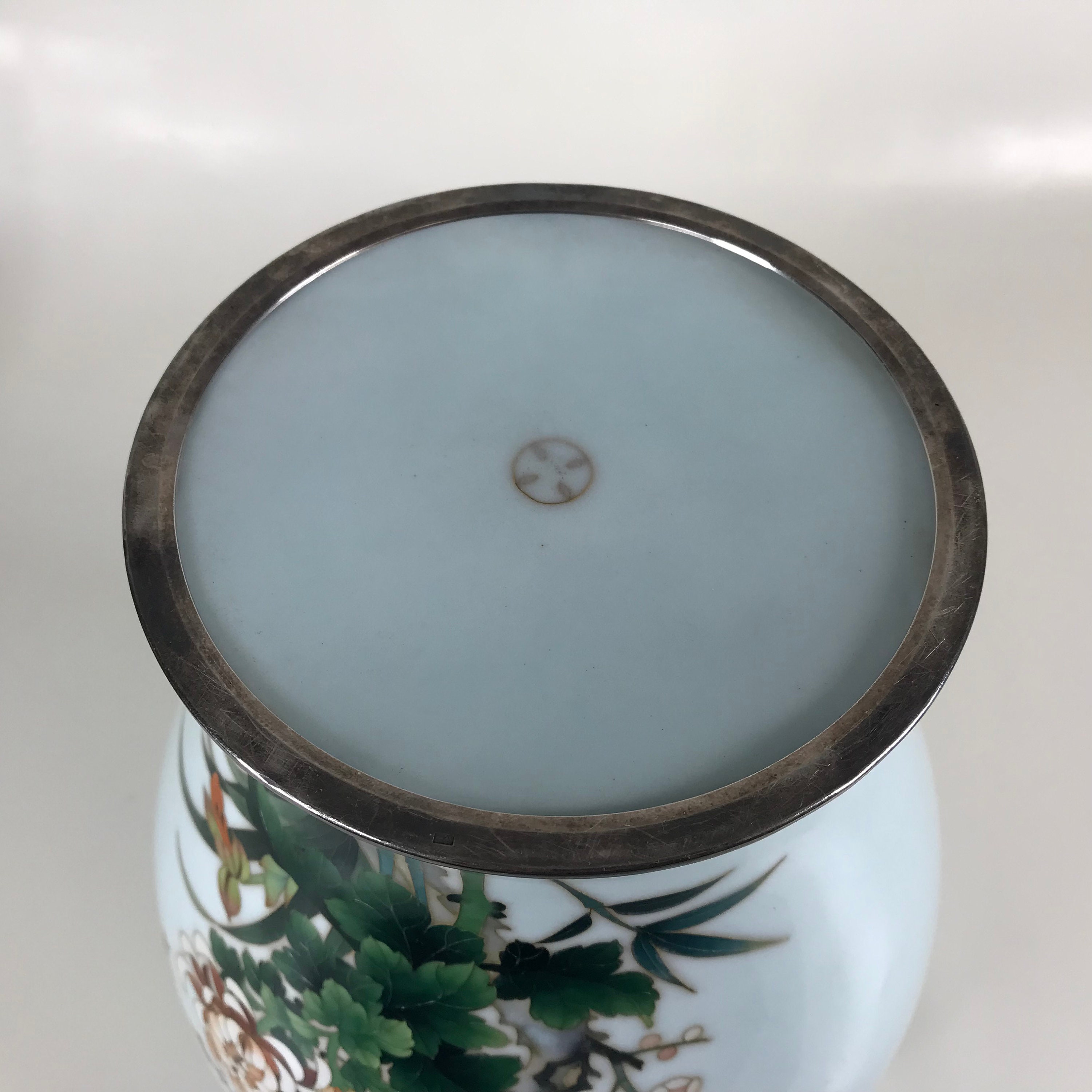 安藤十兵衛 銀線七宝焼花瓶 - Etsy 日本