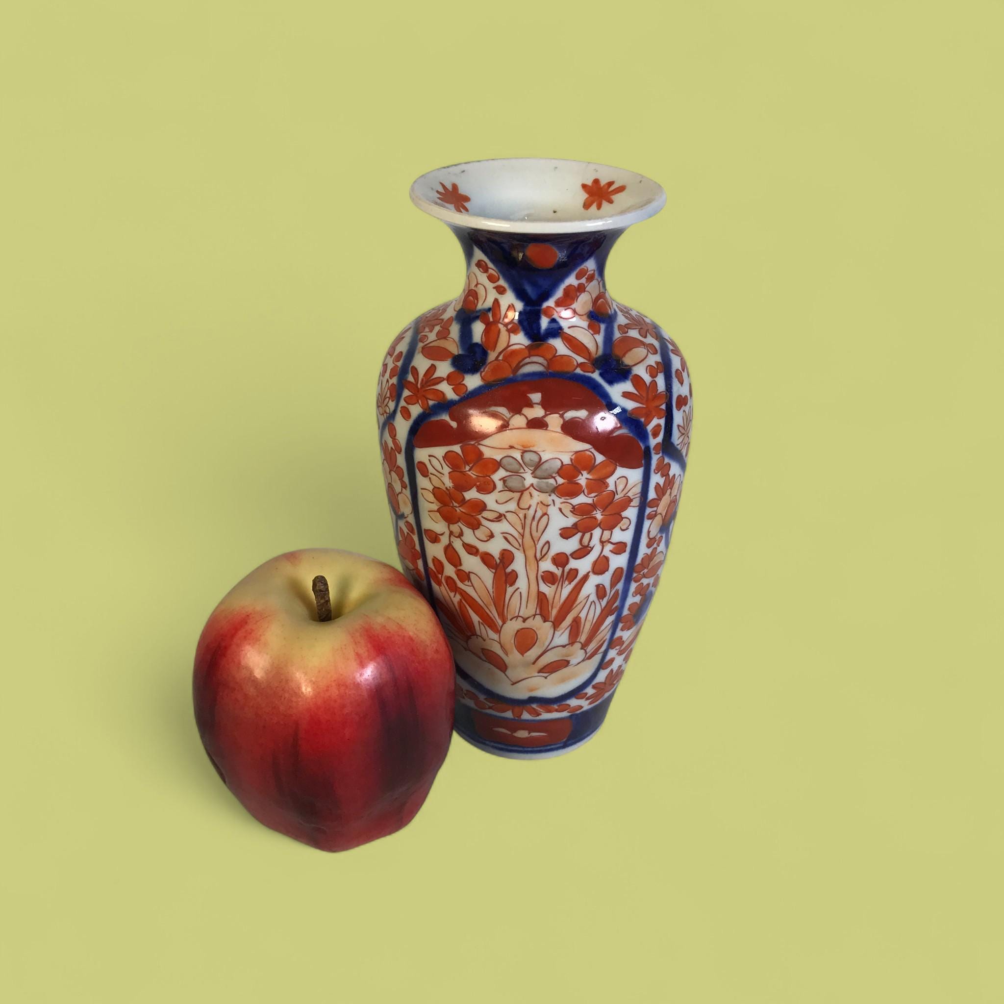 アンティークの伊万里焼花瓶 - Etsy 日本