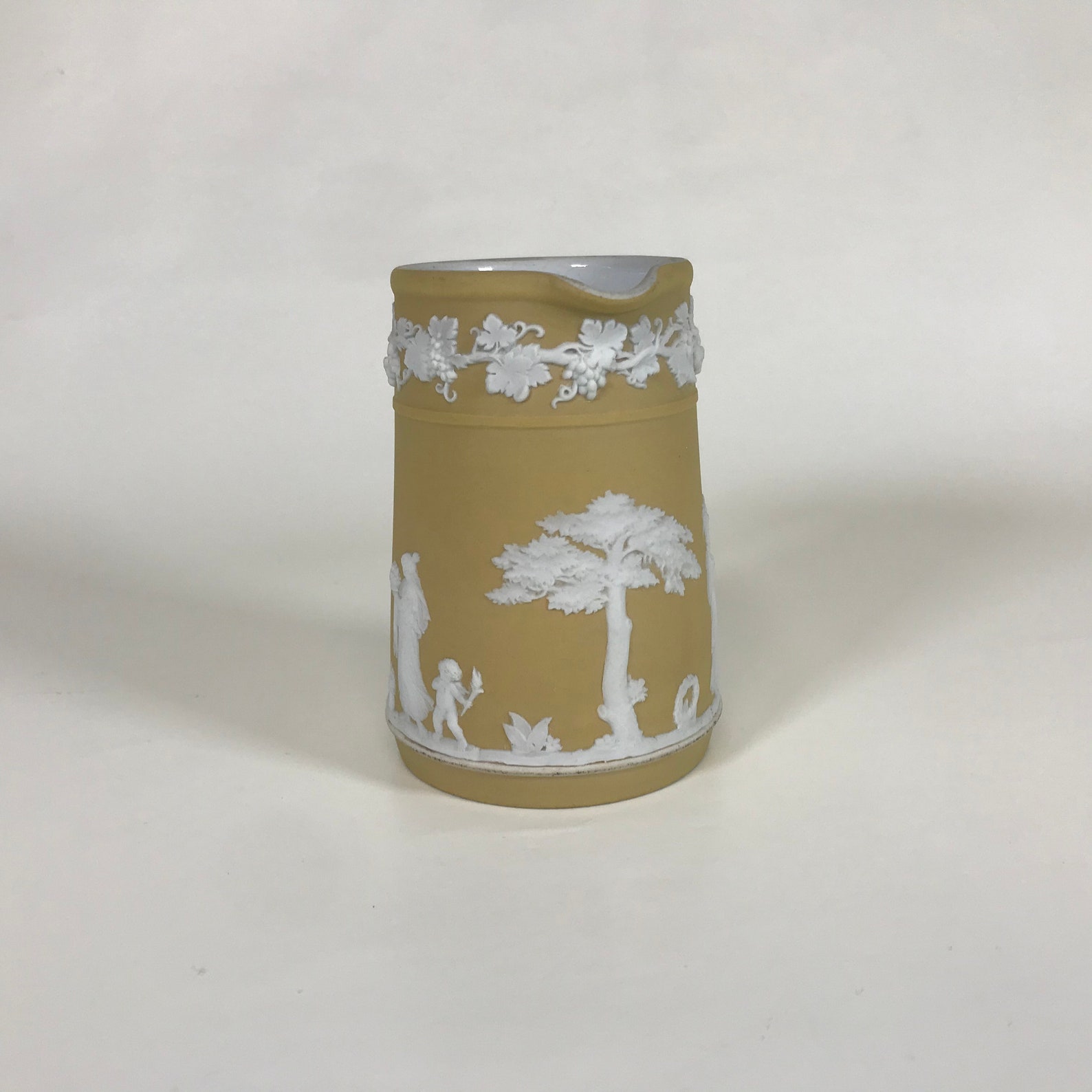 Wedgwood Yellow Jasperware 4 Pitcher Etsy