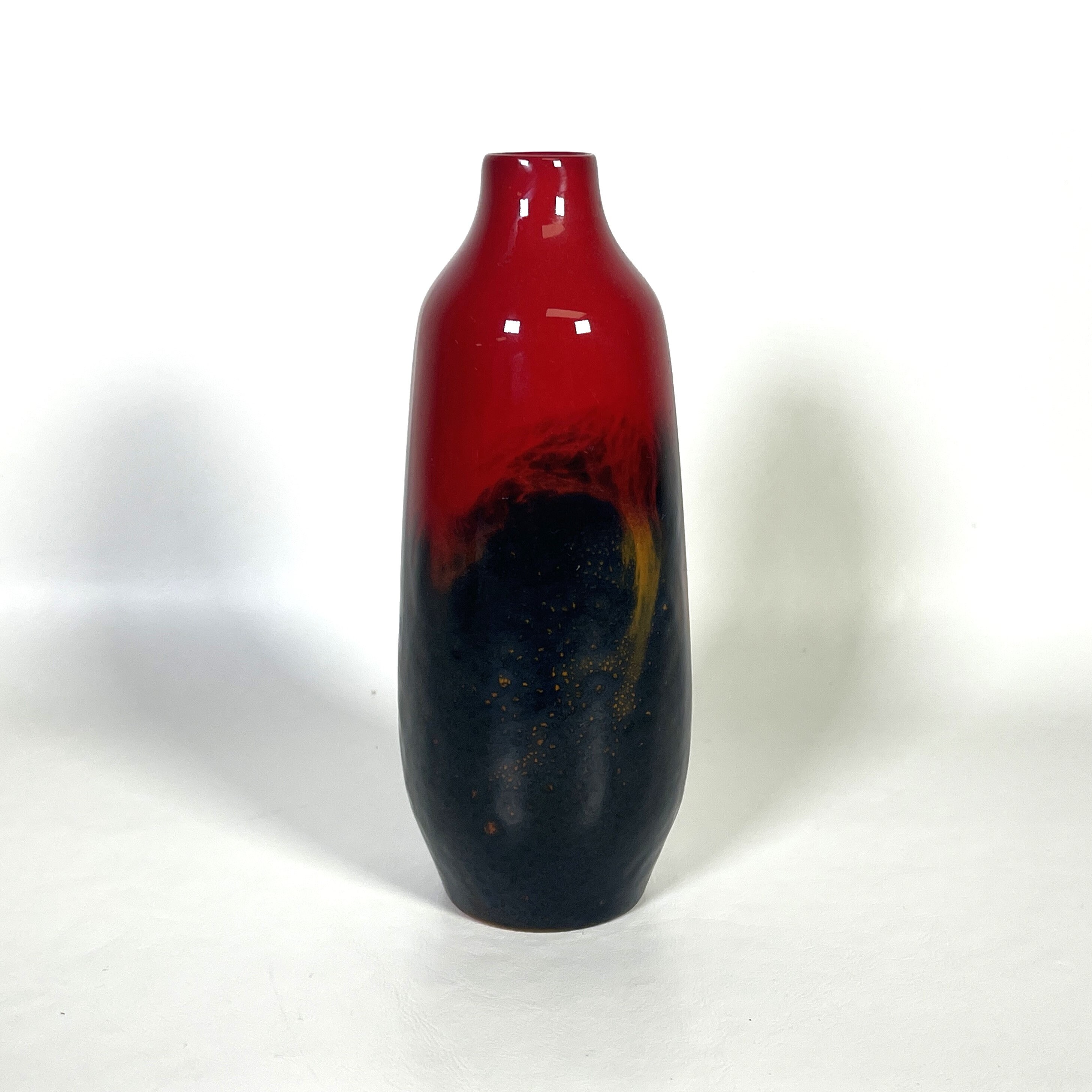 ロイヤルドルトン　フランベ②　花瓶　 　英国アンティーク ロイヤルドルトン フランベ② 花瓶 Royal Doulton 英国アンティーク