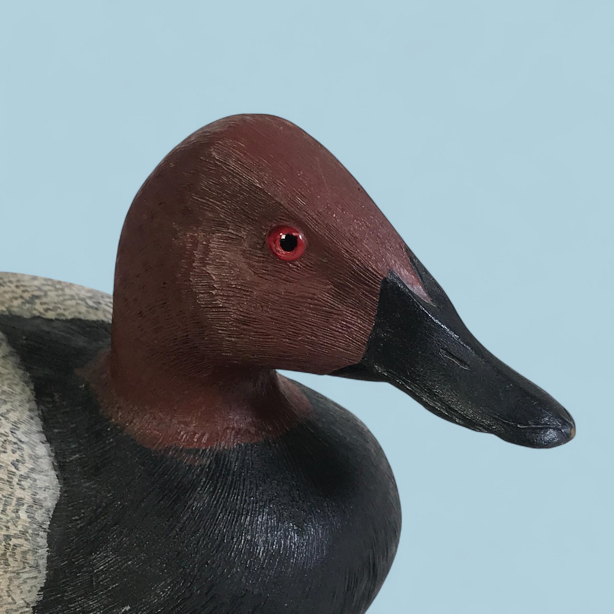 Vintage Canvasback Duck Decoy Artist Signed CB 1984 - Etsy
