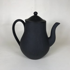 Vintage Wedgwood Black Basalt Coffee Pot