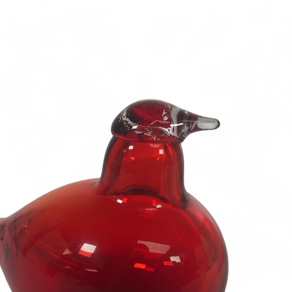 Oiva Toikka Iittala Art Glass Little Tern Red - Etsy Canada