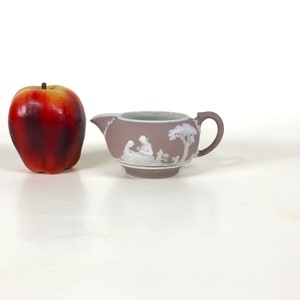 Circa 1900 Wedgwood Lilac Jasperware Creamer