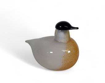 Iittala Nuutajarvi - Oiva Toikka Bird - Female Pine Grosbeak -2006