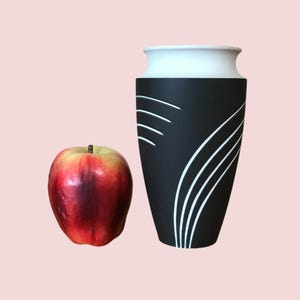 Wedgwood Jasperware Black and White Vase