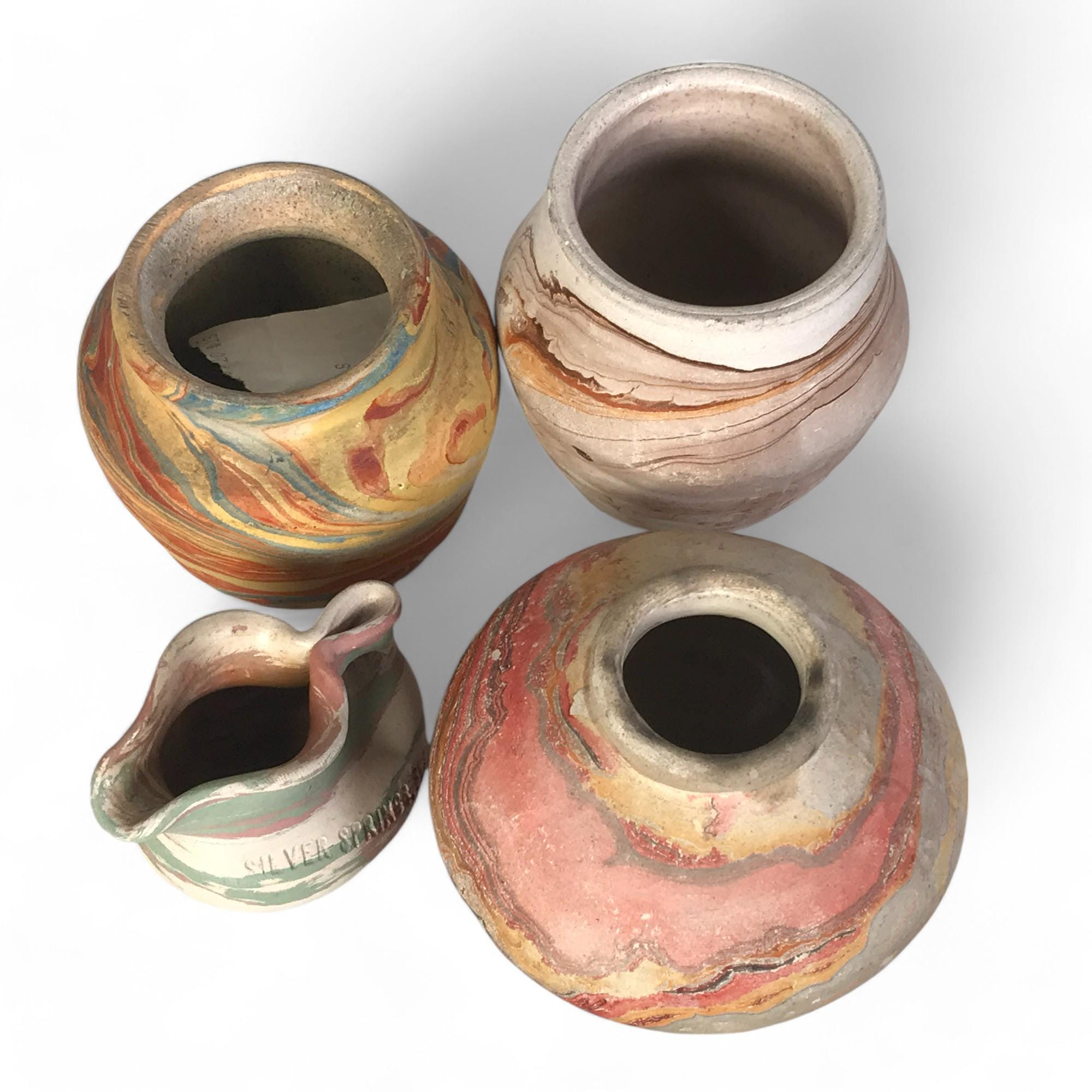 Four Mini Nemadj & Other Swiveled Pottery Objects - Etsy
