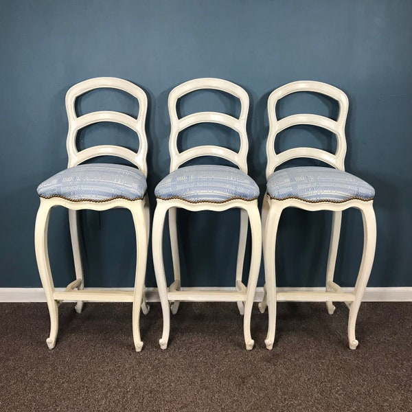 French Country Bar Stools Etsy