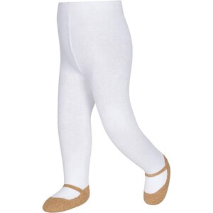 Baby girl tights with printed shoes sales