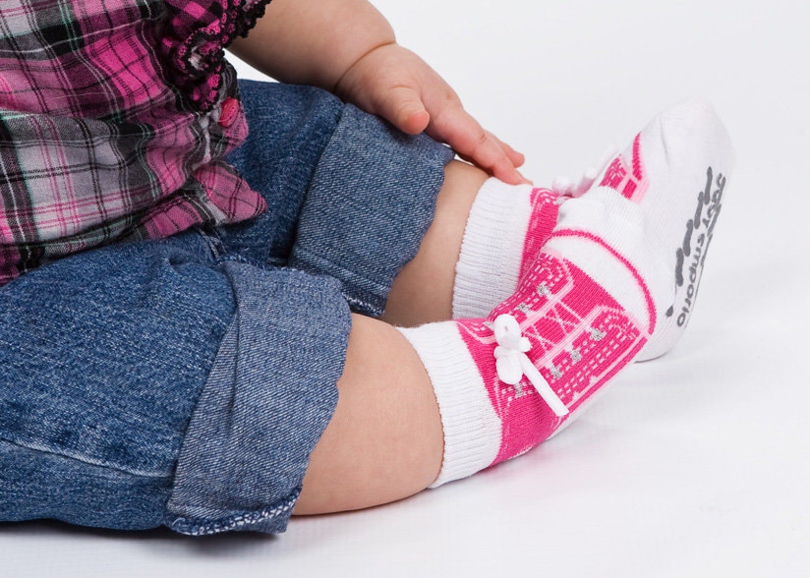 Baby Girl Socks That Look Like Shoes 012 Months Anti Etsy