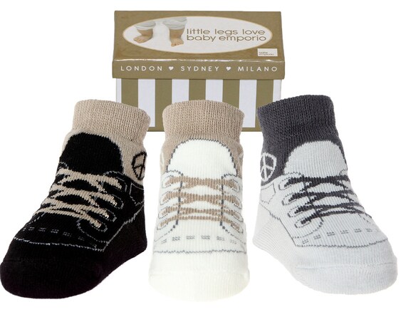 baby boy socks that look like shoes
