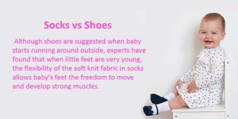 Anti slip-Soft Cotton-6 Pairs Gift Pouch Baby Girl Socks that look like shoes- 3-12 Months Baby Shower Gift MARY JANE CLASSICS