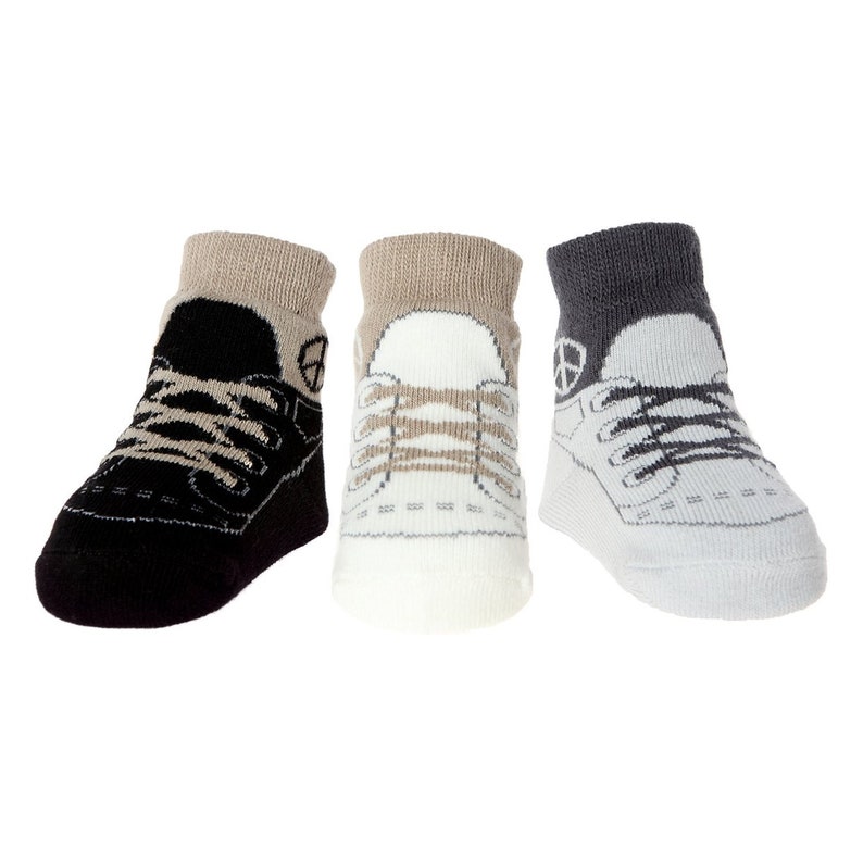 Baby Boy Socks that look like shoes 312 Months Anti Etsy