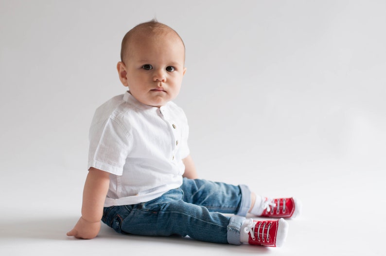 Baby Boy Socks that look like shoes 312 Months Anti Etsy