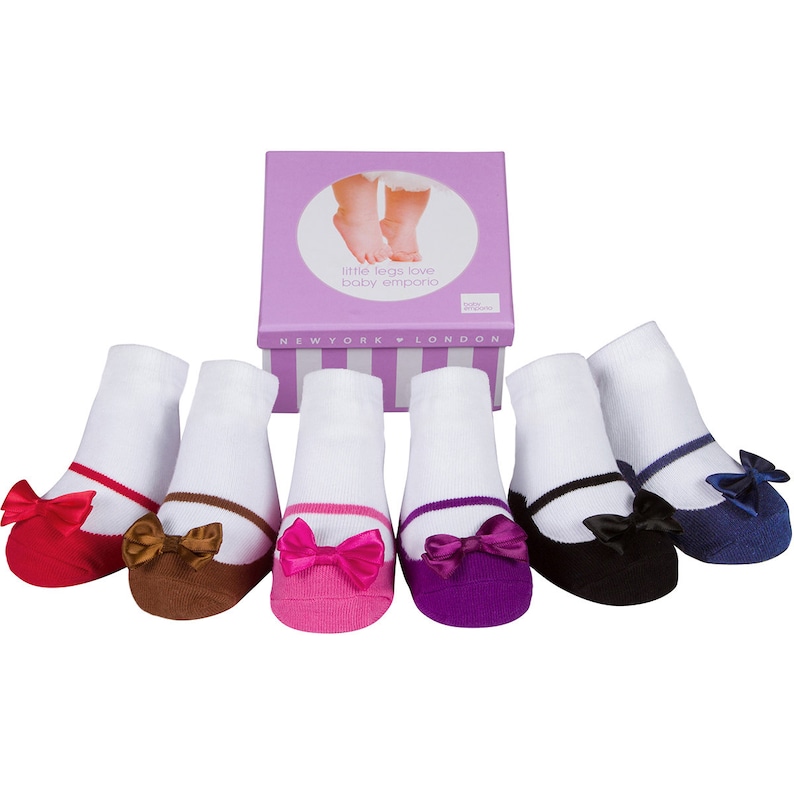 Baby Girl Socks That Look Like Shoes 312 Months anti Etsy
