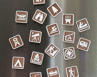 National Park Service Recreation Signs Refrigerator Magnets