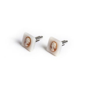 vintage cameo cufflinks contemporary design suit accessories unique gift for cufflinks collectors