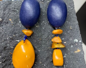 Recycled Amber earrings