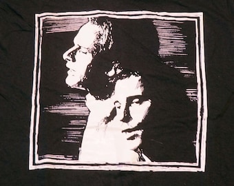 Simon and Garfunkel Drawing T-shirt - Etsy