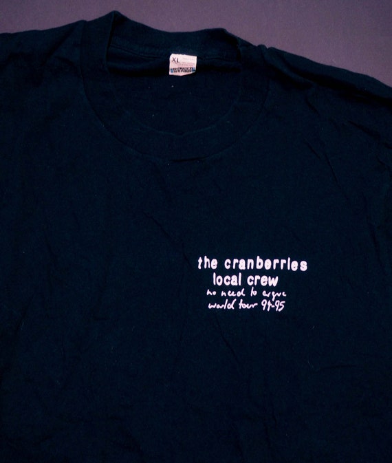 Vintage The Cranberries No Need To Argue World Tou