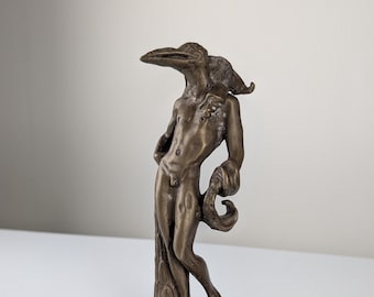 Bronze sculpture "Birdman" by Salvador Dalí