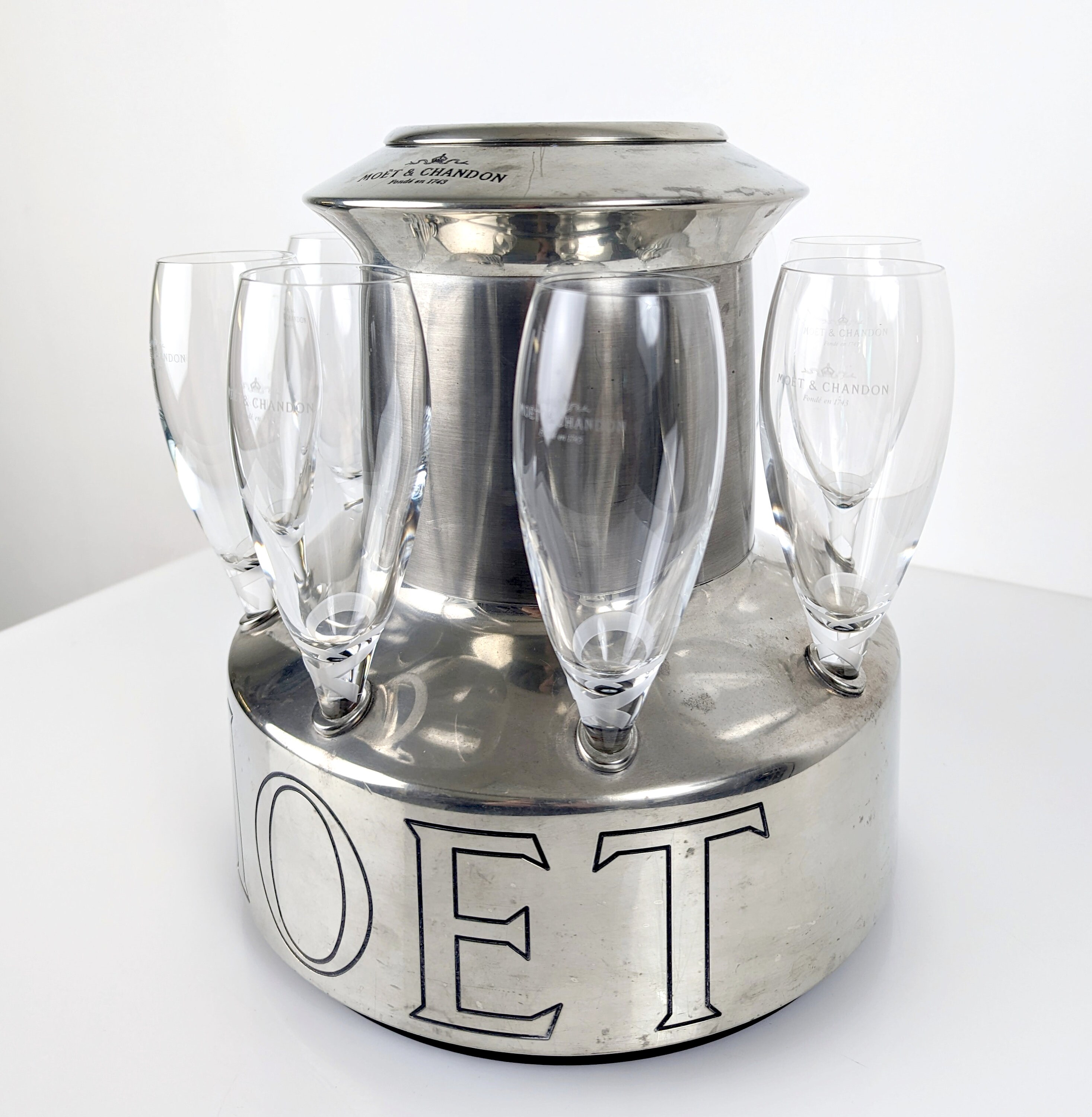 Moet & Chandon Rotating Champagne Cooler for Louis Vuitton for