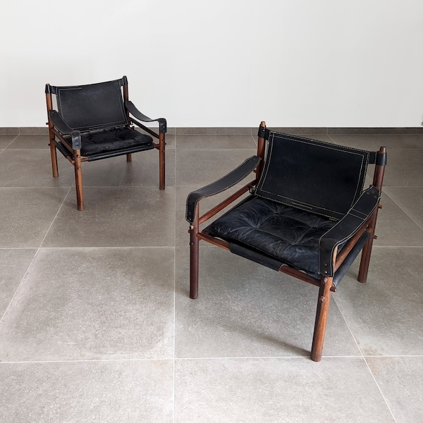 Pair of Sirocco armchairs by Arne Norell for Scanform Colombia 1960s