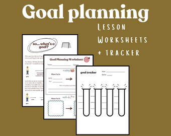 IEP Goal Planning Worksheets, SpEd Lesson, Visual Tracker (Digital Download)