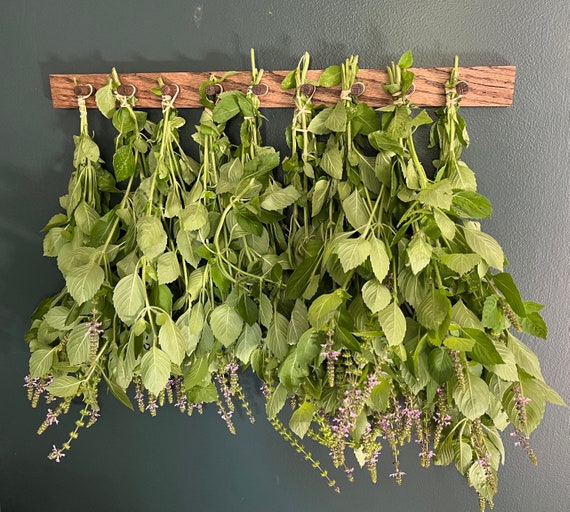 Herb Drying Rack Kitchen Herb Hanger Farmhouse Kitchen 