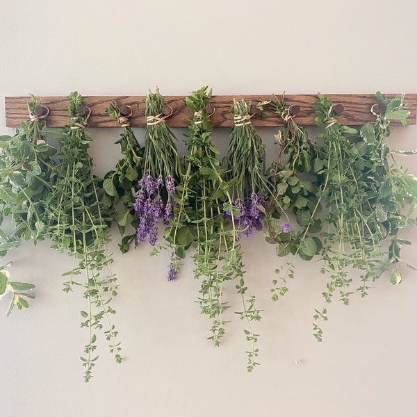 Herb Drying Rack| Kitchen Herb Hanger| Farmhouse Kitchen