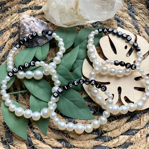 Bridal Beaded Bracelet | Beaded Elastic Bracelet
