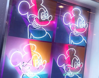 Neon Disney Shirt - Etsy