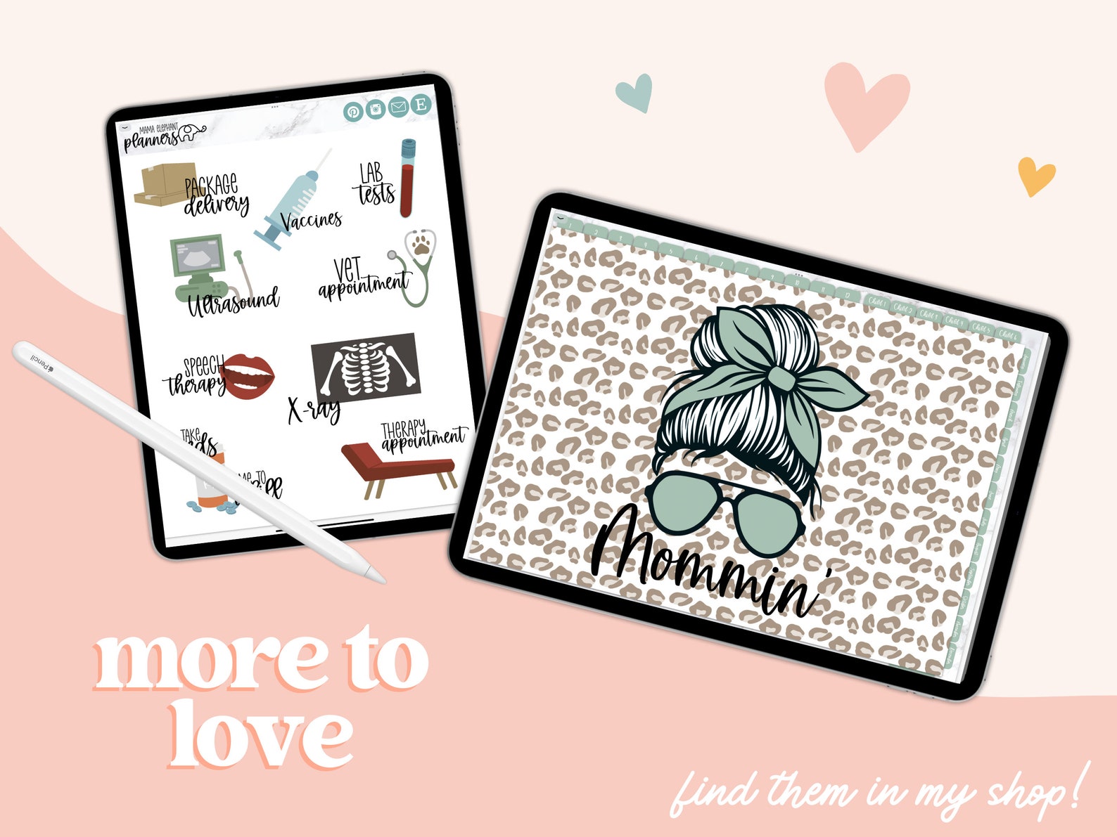 Mom Things Digital Planner Stickers Mommy Goodnotes Stickers - Etsy