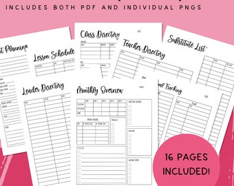 Primary Presidency Digital Planner Inserts, LDS Primary Presidency Planner, Primary Class Lists, LDS Planner, LDS Mom GoodNotes Inserts