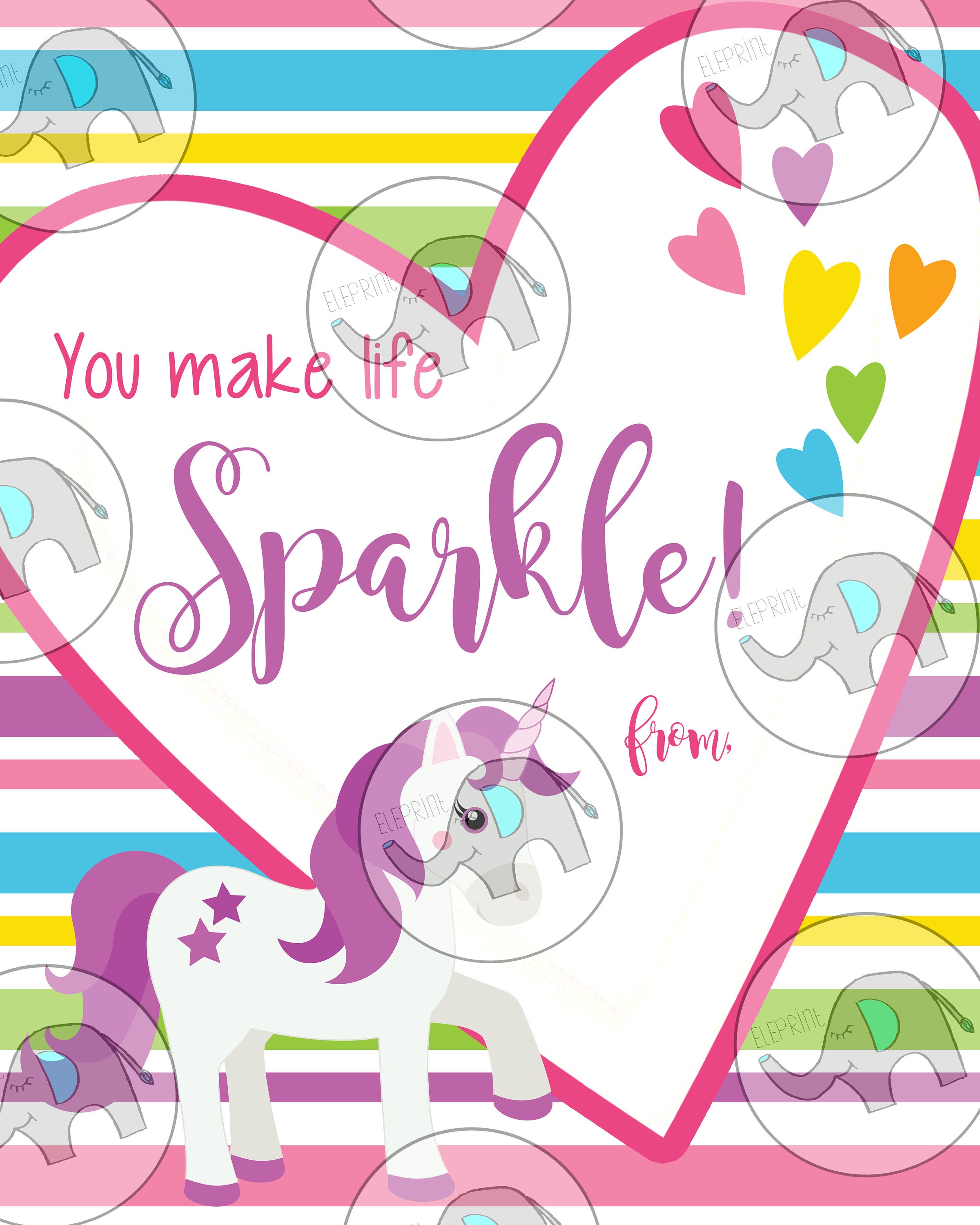 rainbow unicorn valentine cards pink unicorn valentines