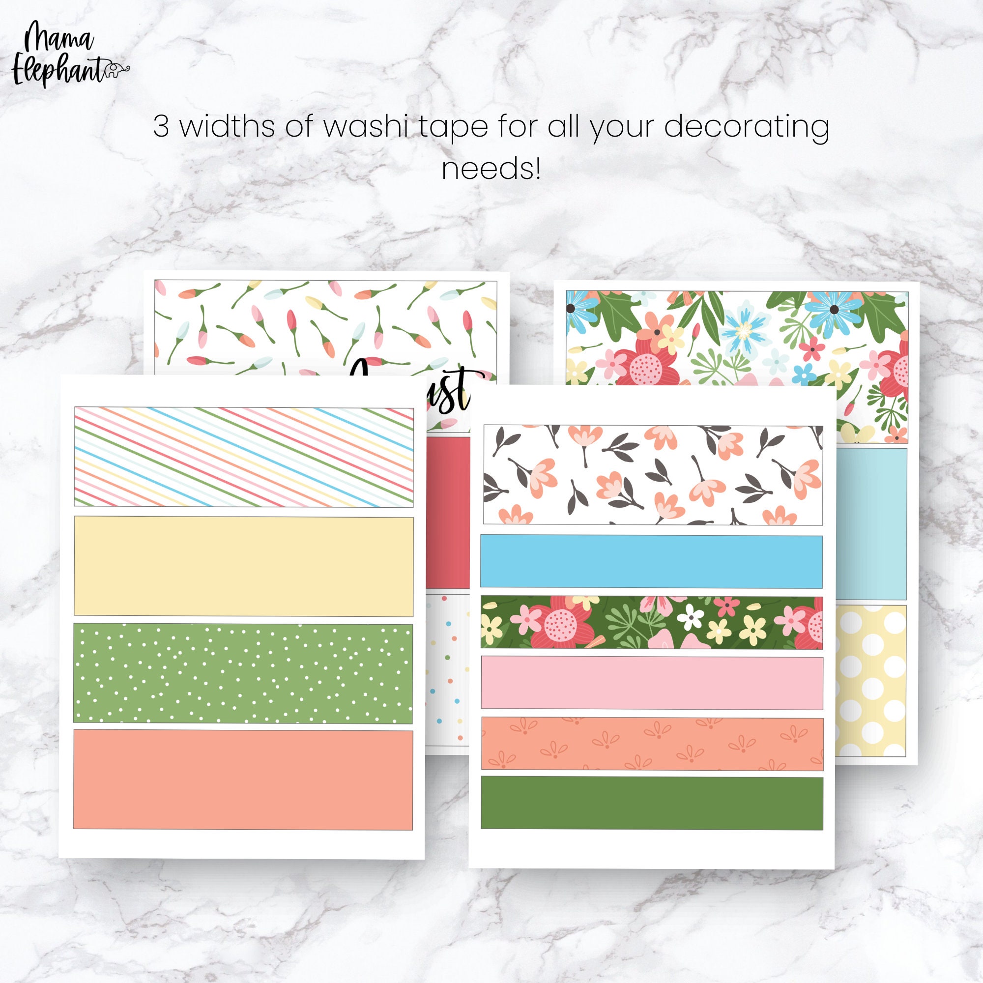 August Digital Planner Stickers Summer Sticker Kit - Etsy