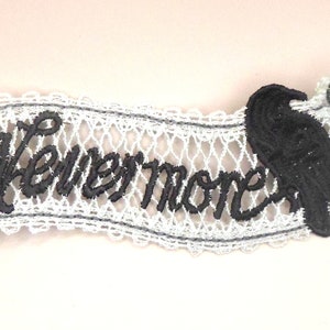 Edgar allan Poe  Lace Bookmark