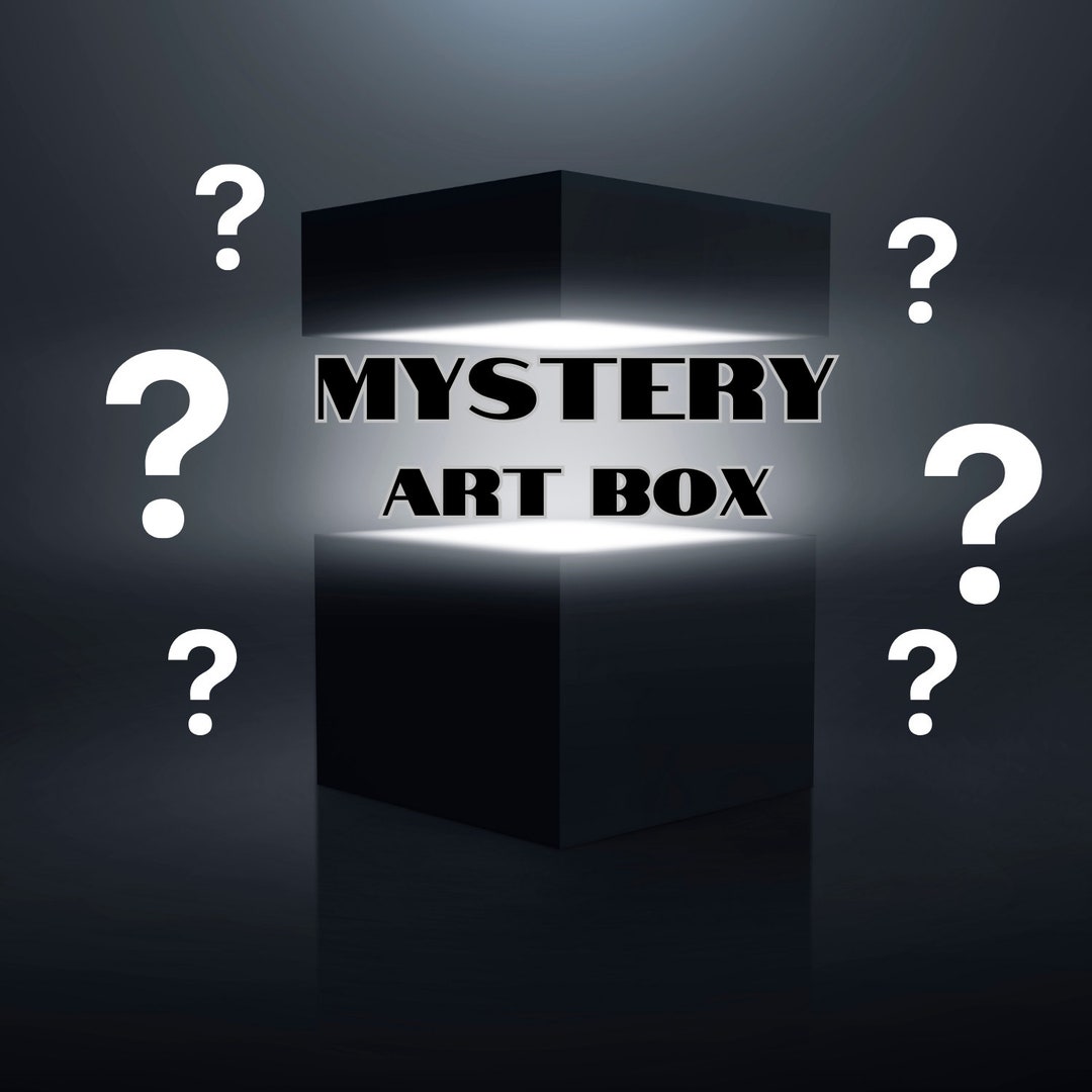 Mystery Art Box Arts & Crafts Crafters Bundle Mystery Art Etsy