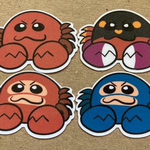 Krabbe Mini Sticker