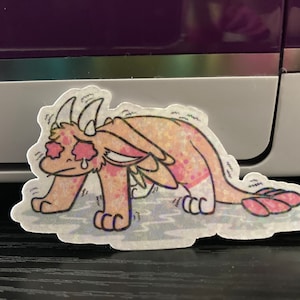 Babbit Fell in a Fluss Mini Sticker