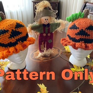 Crochet Pumpkin Bucket Hat Pattern (PDF Pattern)
