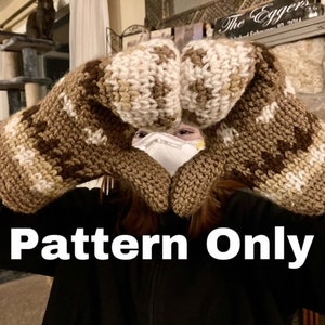 Feelin the Bern Crochet Mittens, PDF Pattern Download ONLY image 2