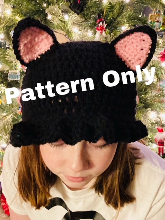 Kitty Cat Bucket Hat Crochet Pattern 