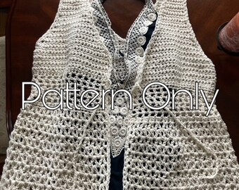 Cover-Up Summer Daze, SOLO patrón de crochet