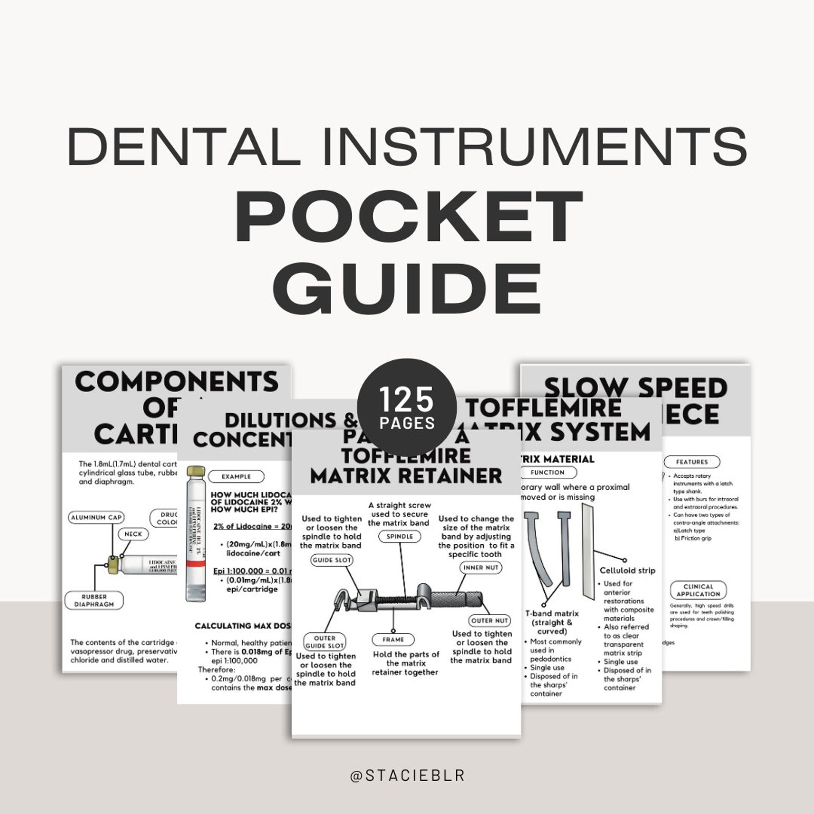 Dental Instruments Chapter 1 Basic Instruments Pocket Guide, Dental