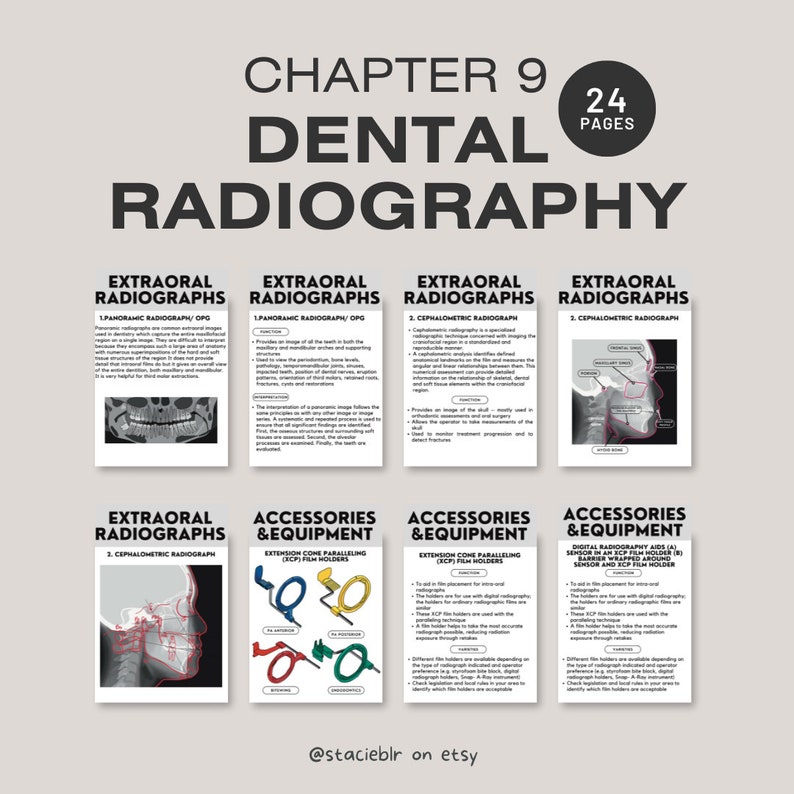 Dental Instruments Chapter 9 Dental Radiography Pocket Guide, Dental