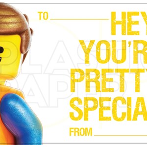 The Second Part You&#39;re Pretty Special Valentine Card 2X (5in X 7in): Construction Worker