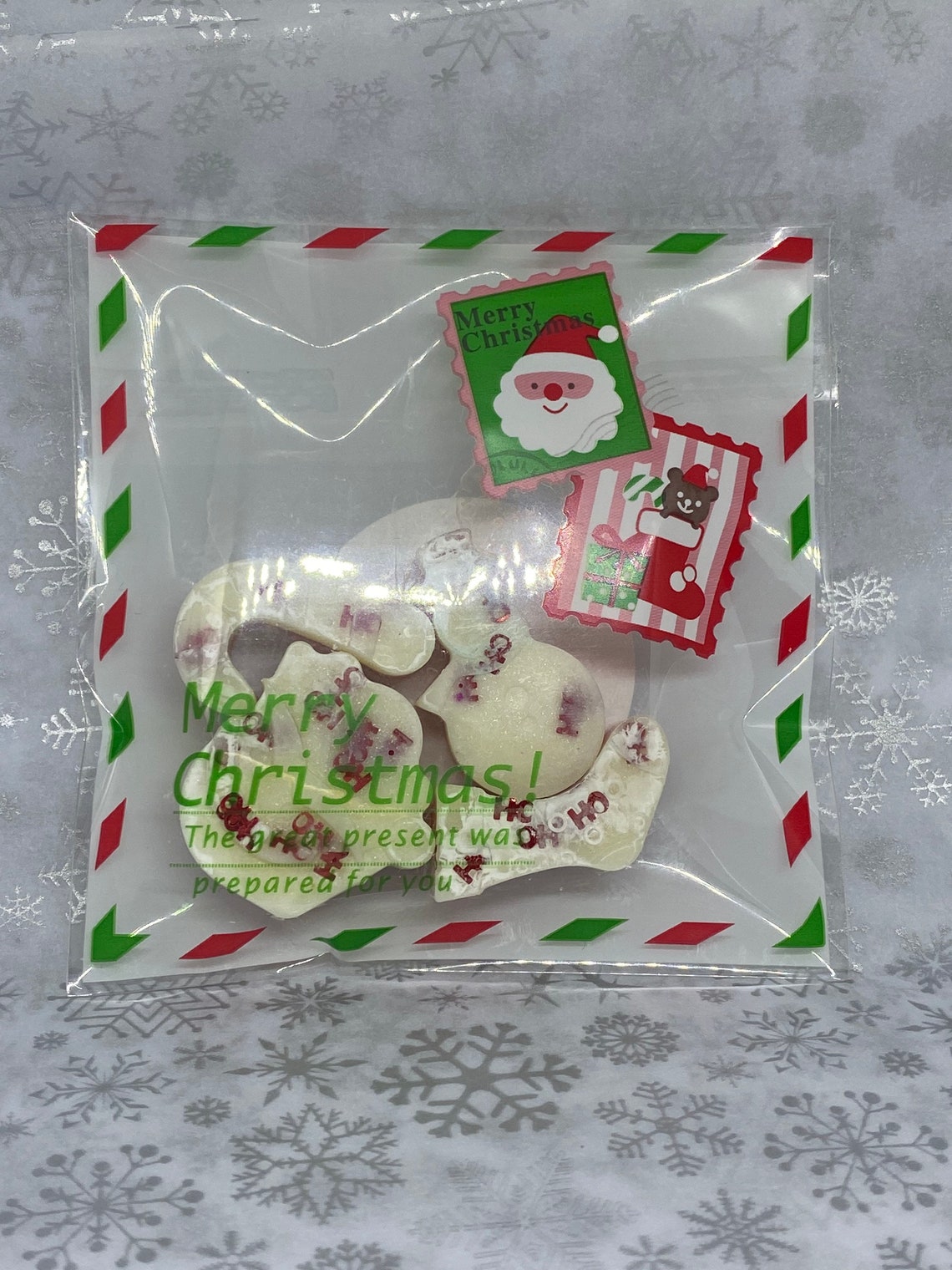 Candy Cane Wax Melts Festive Shapes Honeypot Melts Christmas Etsy